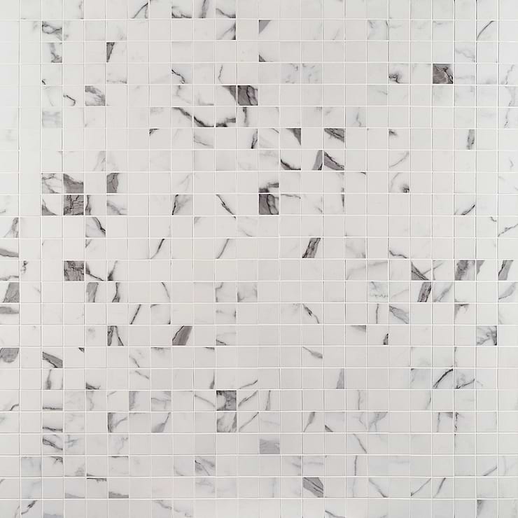 DreamStone Statuario Valley 2x2 Matte Porcelain Mosaic