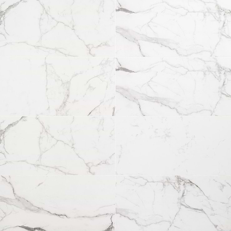 DreamStone Statuario Venato 12x24 Matte Porcelain Tile