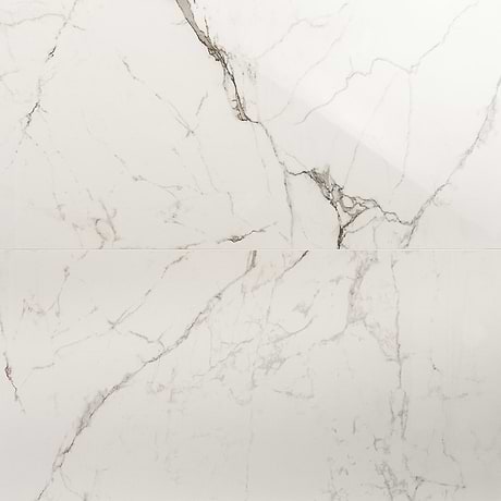 DreamStone Statuario Venato 24x48 Polished Porcelain Tile