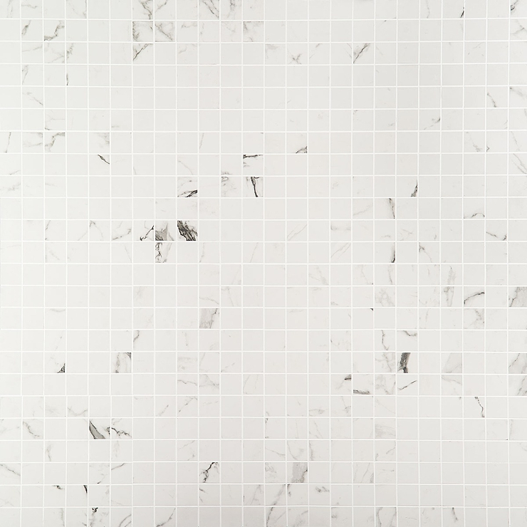 DreamStone Statuario Venato 2x2 Matte Porcelain Mosaic