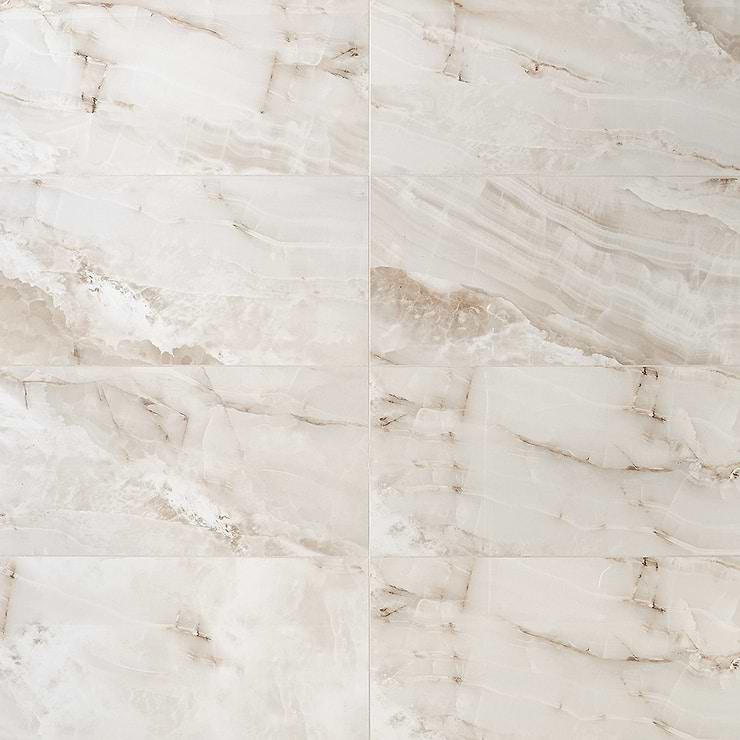 Marble Look Porcelain Tile for Backsplash