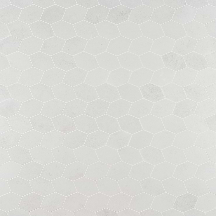 Bond Palladium Light Gray Foliage Matte Porcelain Mosaic Tile