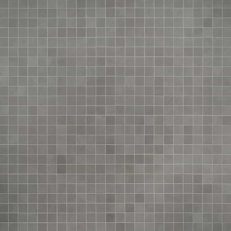 Clay Awake Gray 2x2 Matte Porcelain Mosaic Tile