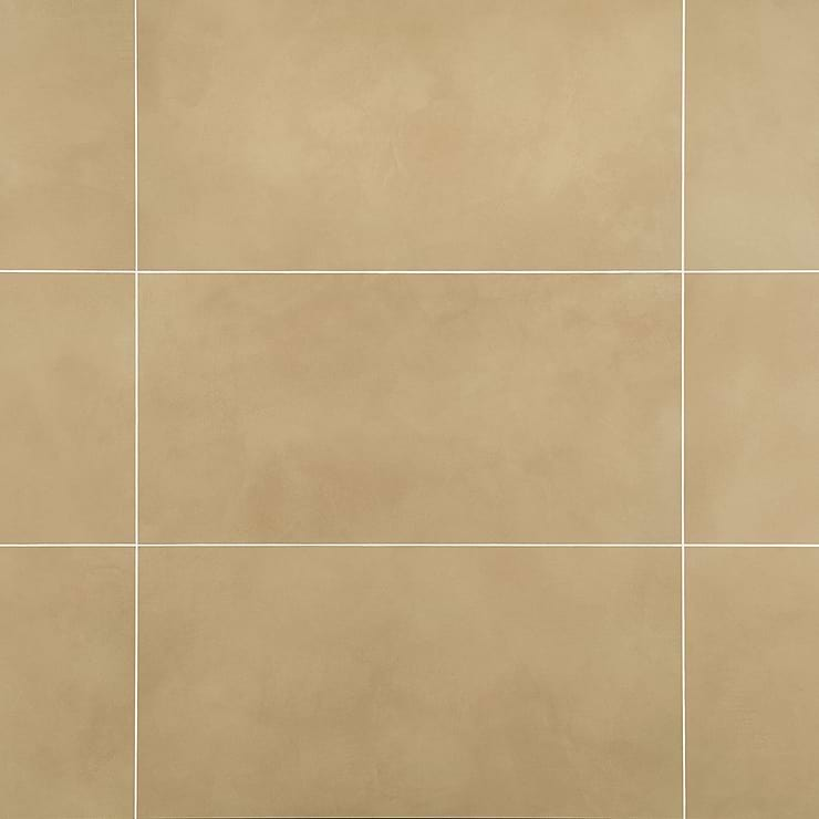 Clay Glee Yellow 16x32 Matte Porcelain Tile