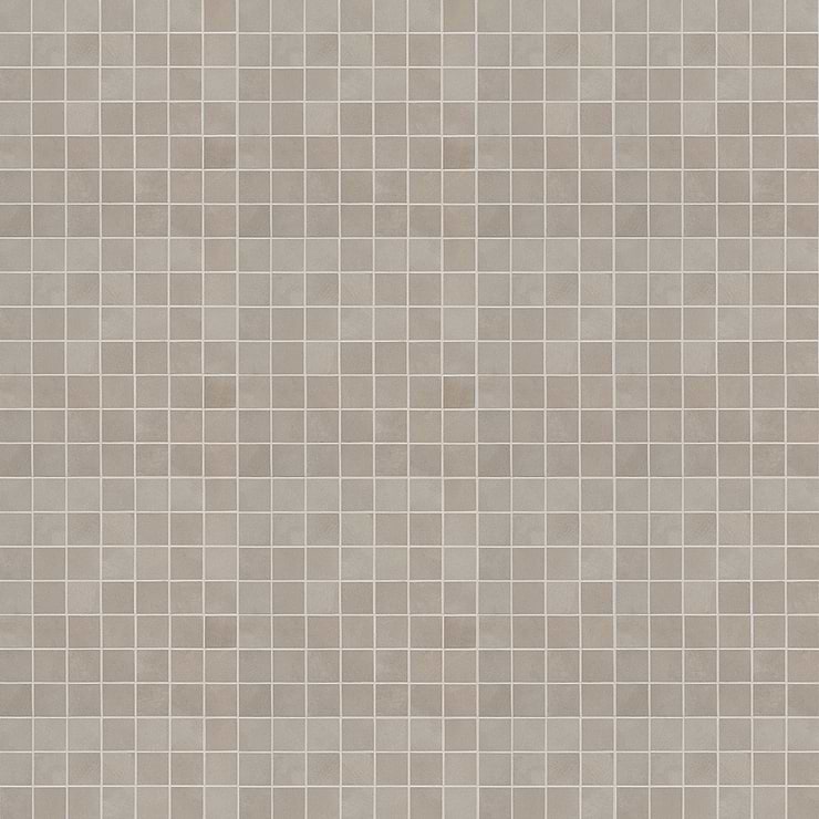 Clay Trust Gray 2x2 Matte Porcelain Mosaic Tile