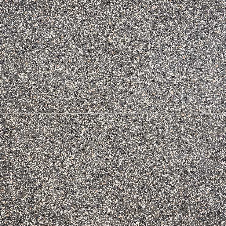 Terrazzo Italy Dolce Mora Gray 24x24 Honed Terrazzo Tile