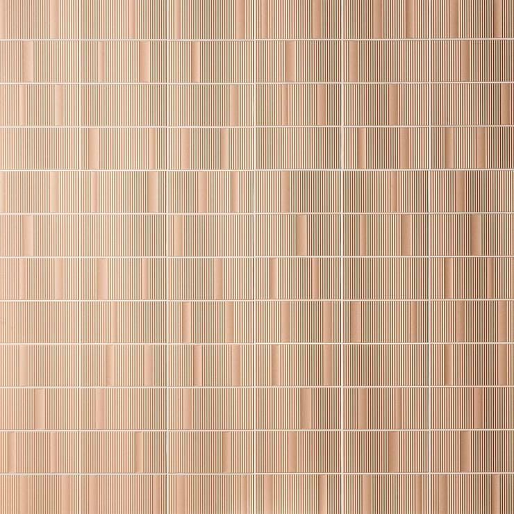 Division Clay Beige 8x16 Fluted 3D Matte Ceramic Wall Tile