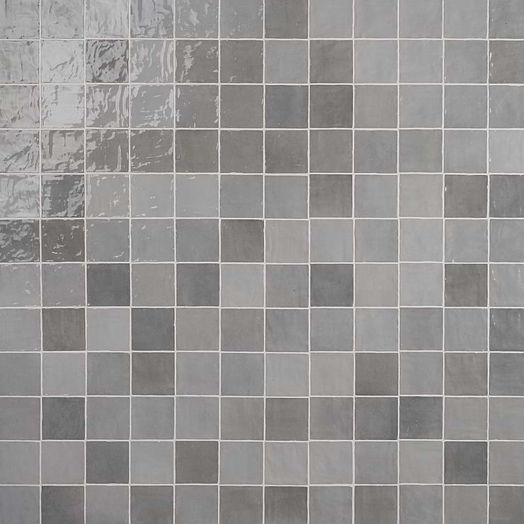 Portmore Gray 4x4 Glossy Ceramic Tile