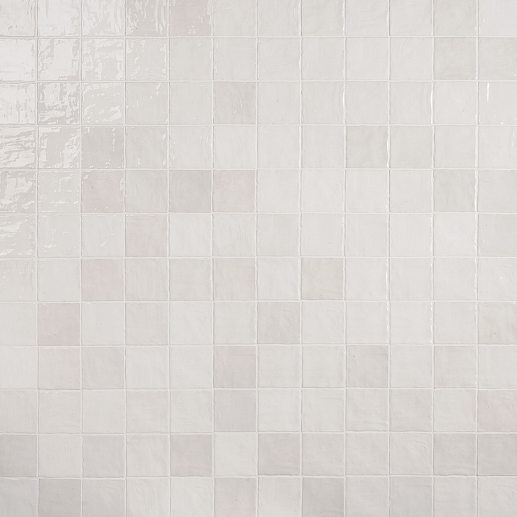 Portmore White 4x4 Glossy Ceramic Tile