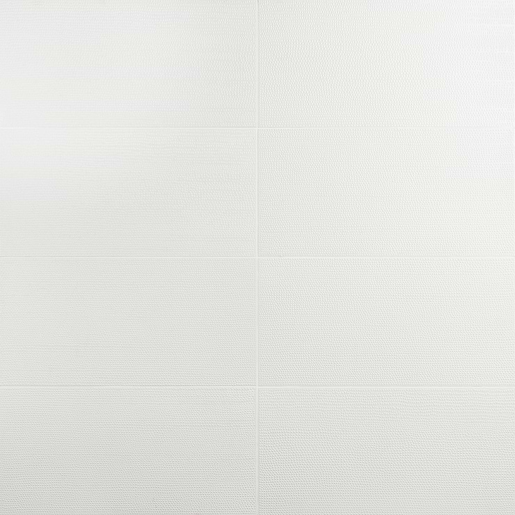 Rethink Decoro Plaster White 12x24 Textured Matte Porcelain Tile