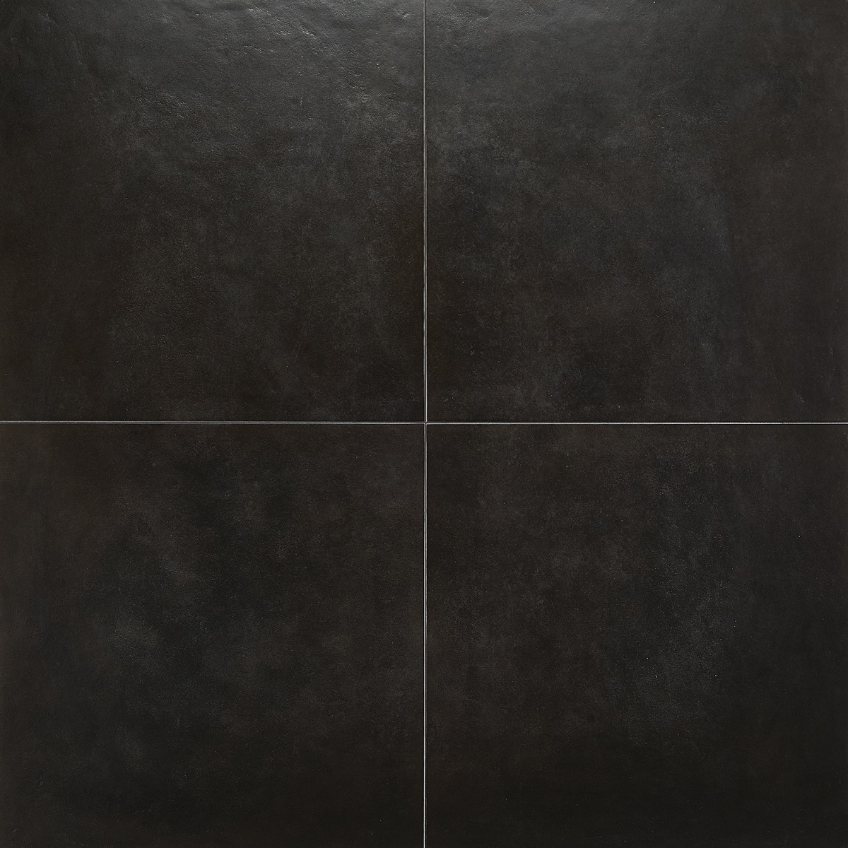 Rethink Leather Black 24x24 Matte Porcelain Tile