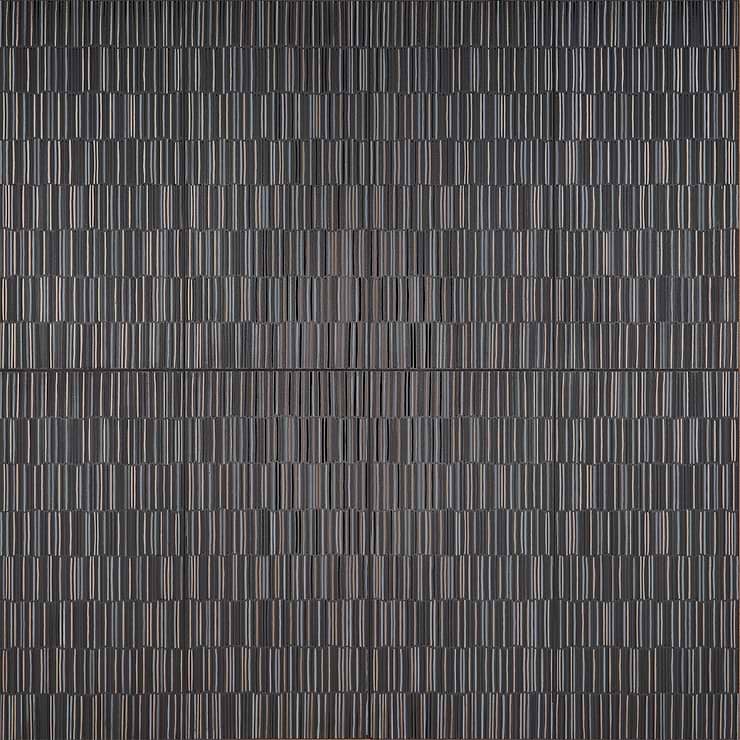 Setana Black 12x24 Artisan Decor Porcelain Tile