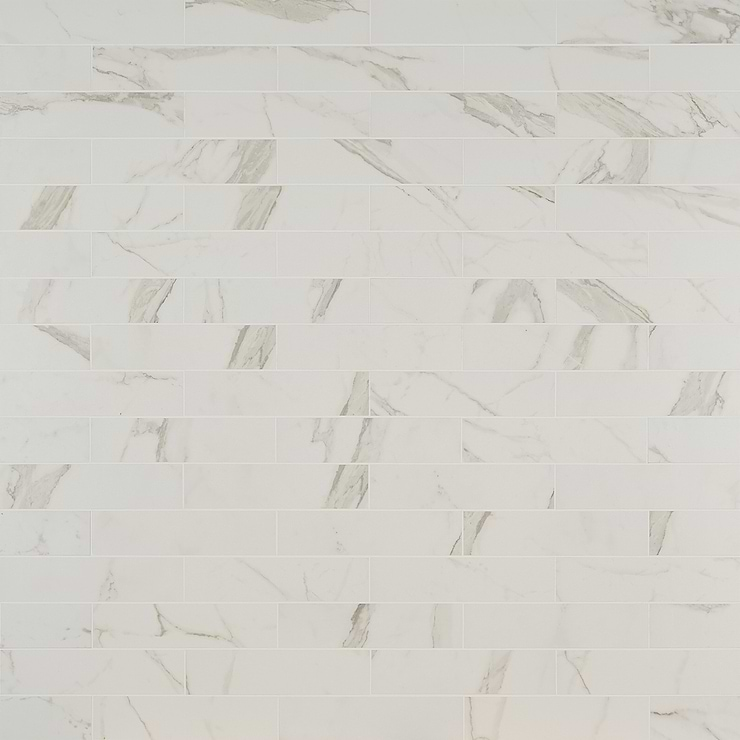 Versilia Calacatta Oro 3x12 Polished Porcelain Tile 