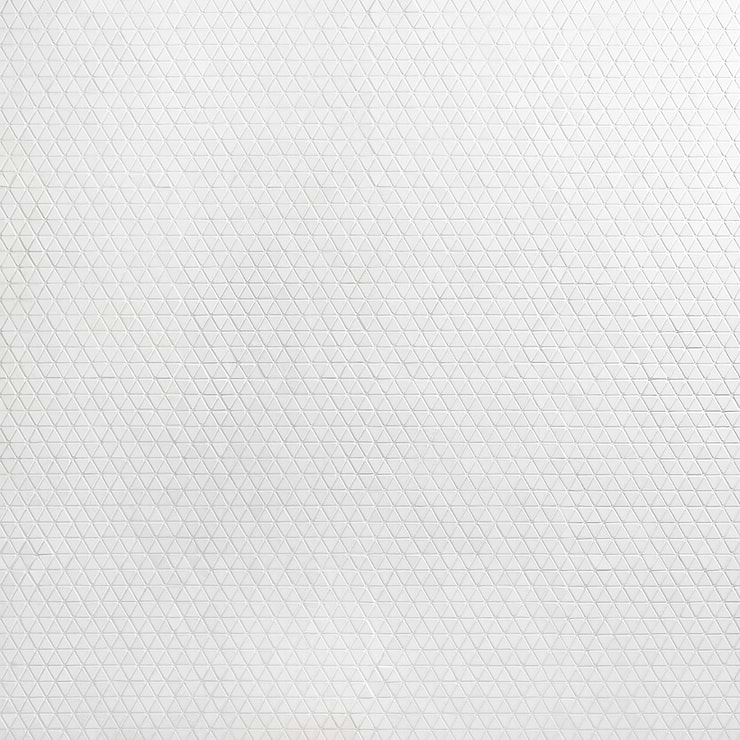 Aspekt White Jade Honed Marble Mosaic Tile