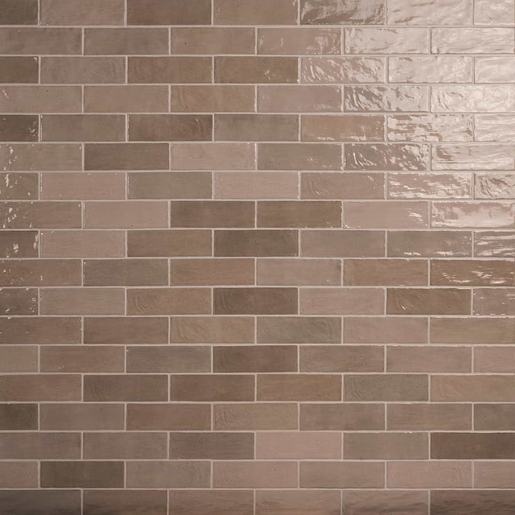 Portmore Taupe 3x8 Glazed Ceramic Tile