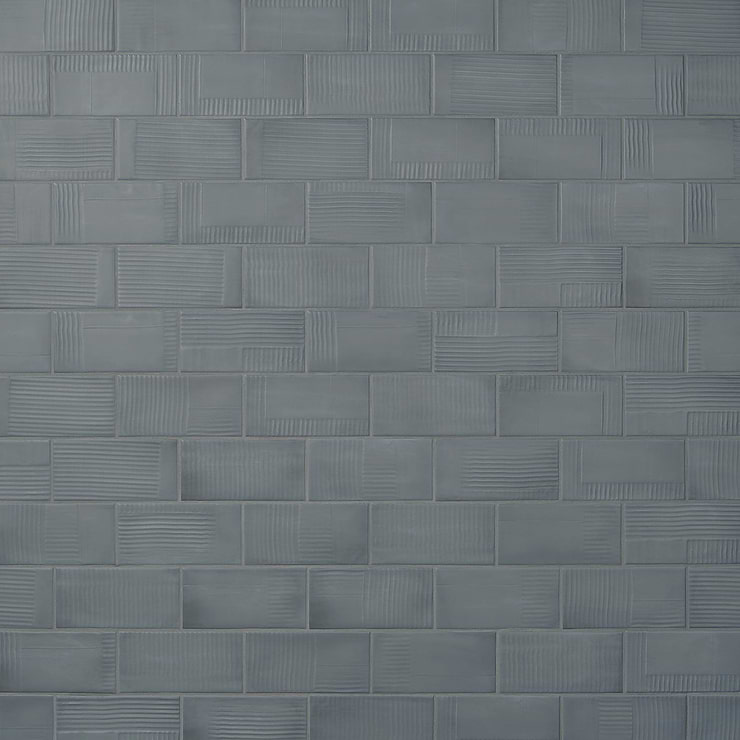 Comb Deco Cobalto 4X8 Matte Ceramic Wall Tile