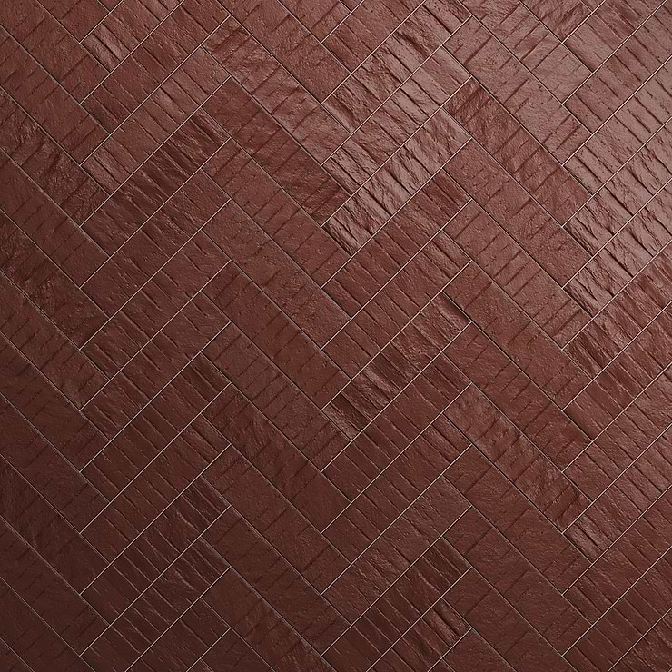 Rework Burgundy Red 3x12 Matte Porcelain Tile