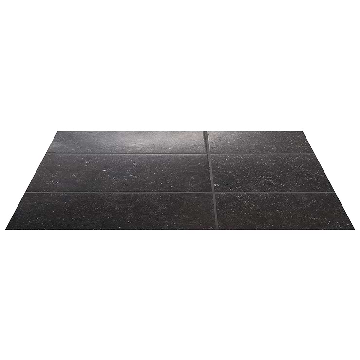 Catalina Charcoal Gray 18x36 Chiseled Edge Belgian Bluestone Marble Tile