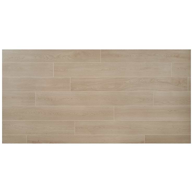 Oaktree Elegant Ash Beige 7x60 XL Wood Look Matte Porcelain Tile