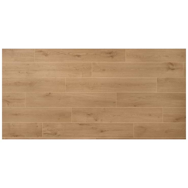 Oaktree Natural Copper Brown 8x48 Wood Look Matte Porcelain Tile
