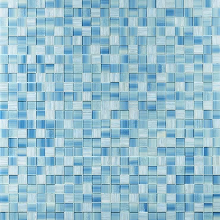 Marley Sea Blue 2x2 Polished Glass Mosaic