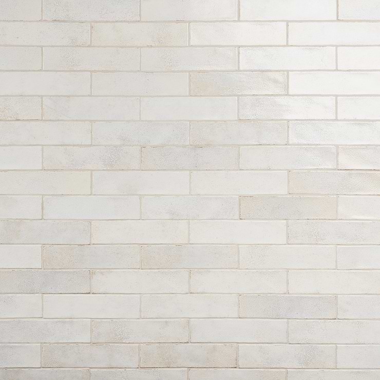 Kalay White 3x12 Glossy Ceramic Tile