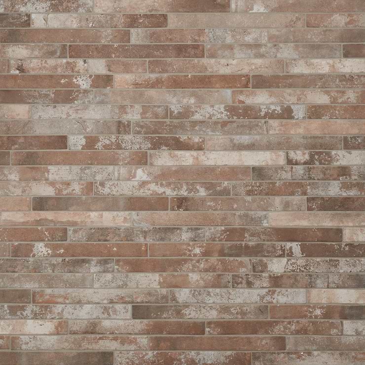 English Brick Sand Terracotta 2x18 Matte Porcelain Tile