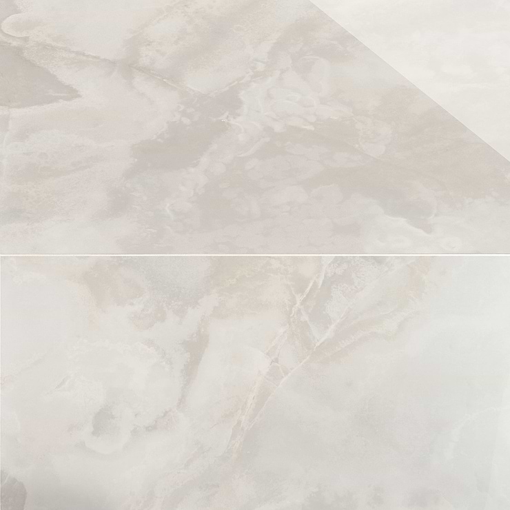 Jewel Onyx White 24x48 Polished Porcelain Tile