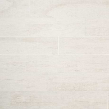 Kenridge White 8x48 Wood Look Matte Porcelain Tile