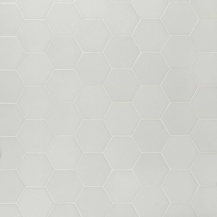 Cavallo Swiss Coffee Beige 7" Hexagon Glossy Porcelain Tile