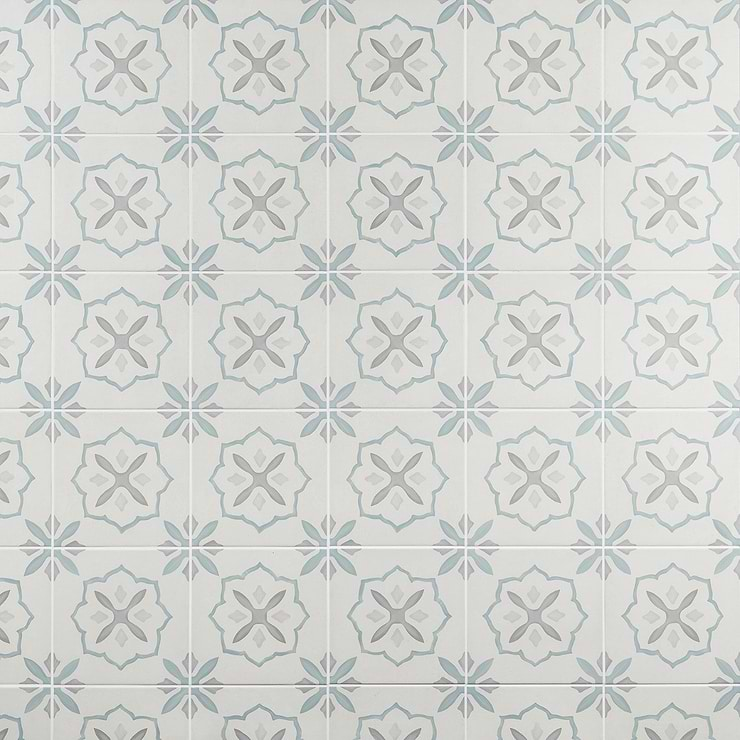 Lapaz Stella Blue 9x9 Matte Porcelain Tile