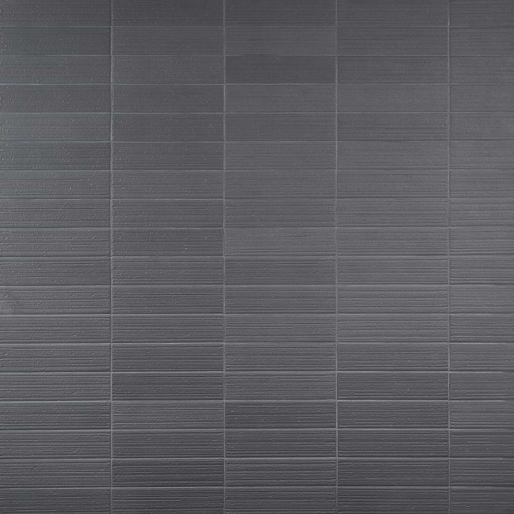 Charlotte Moon Gray 3x10 Textured Matte Ceramic Subway Tile