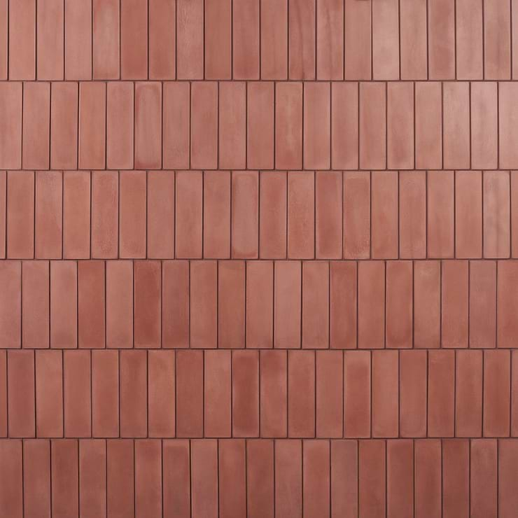 Color One Cotto Red 2x8 Matte Cement Tile