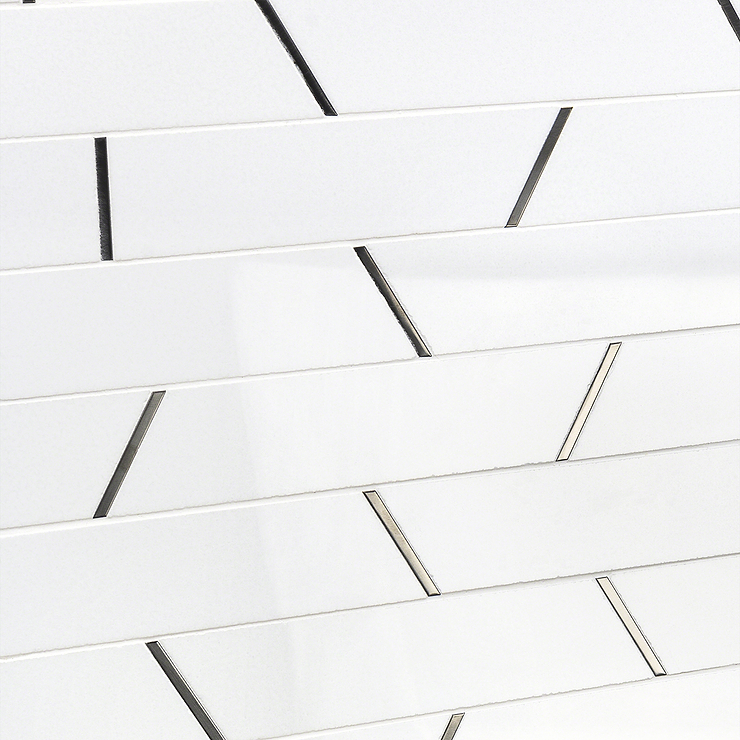 Matrix Trapezoid Porclain and Steel Tile