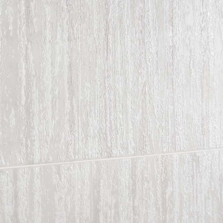 Twilight Deco Pearl 12x48 Metal Look Porcelain Tile