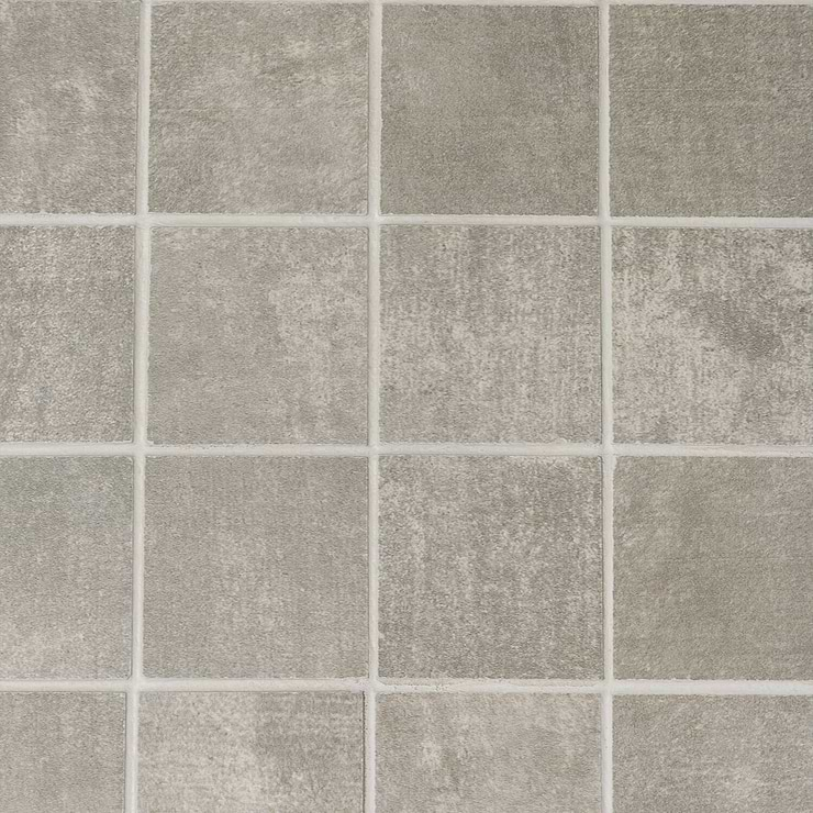 Basic Cement Ash 2x2 Matte Porcelain Mosaic Tile