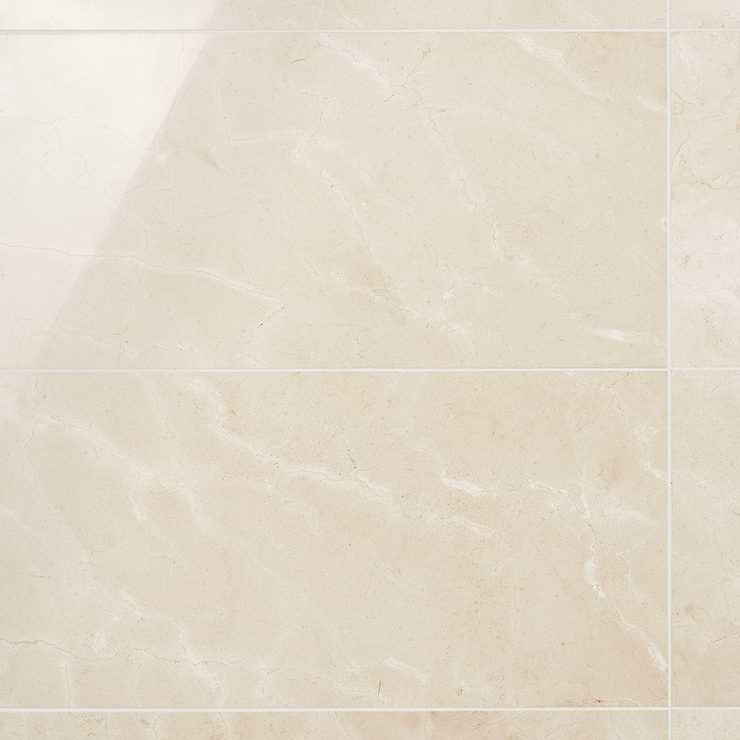 Crema Marfil 12x24 Polished Marble Tile