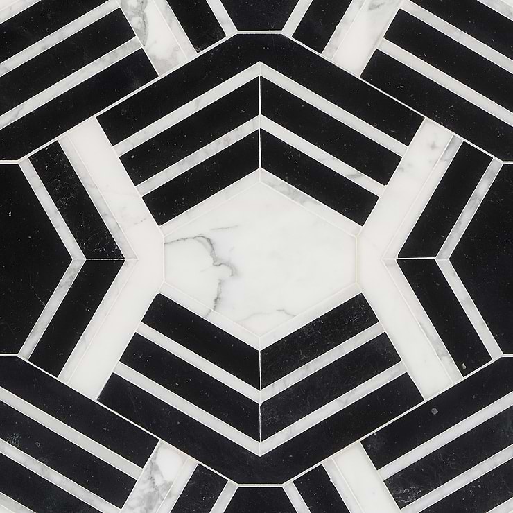 Mezzo Brava Polished Marble Mosaic