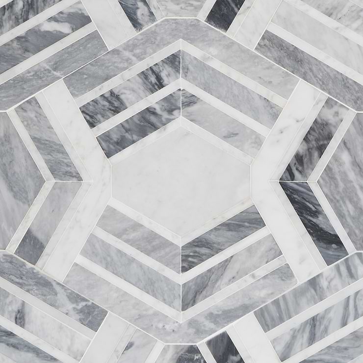 Mezzo Canta Polished Marble Mosaic