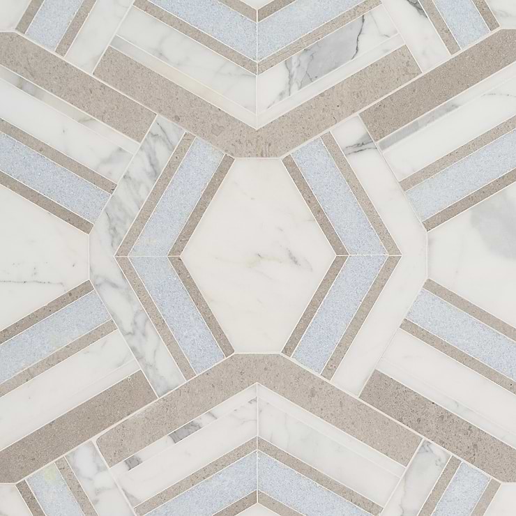 Mezzo Dolce Polished Marble Mosaic