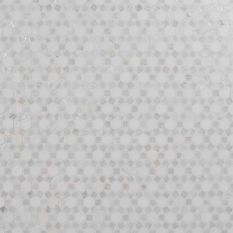 Waterjet Marble + Pearl Tile for Backsplash,Kitchen Floor,Kitchen Wall,Bathroom Floor,Bathroom Wall,Shower Wall