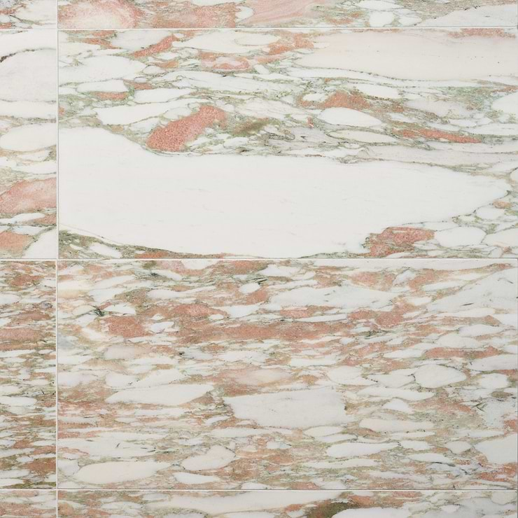 Rosa Norvegia 12x24 Polished Marble Tile