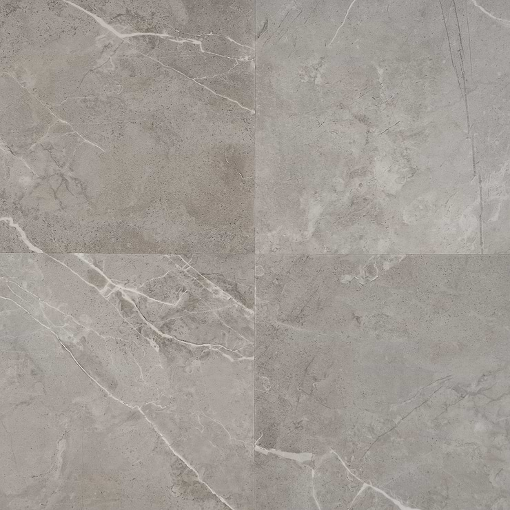 Optoro Chauny Marble Dark Beige 28mil Wear Layer Rigid Core Click 12x24 Luxury Vinyl Tile