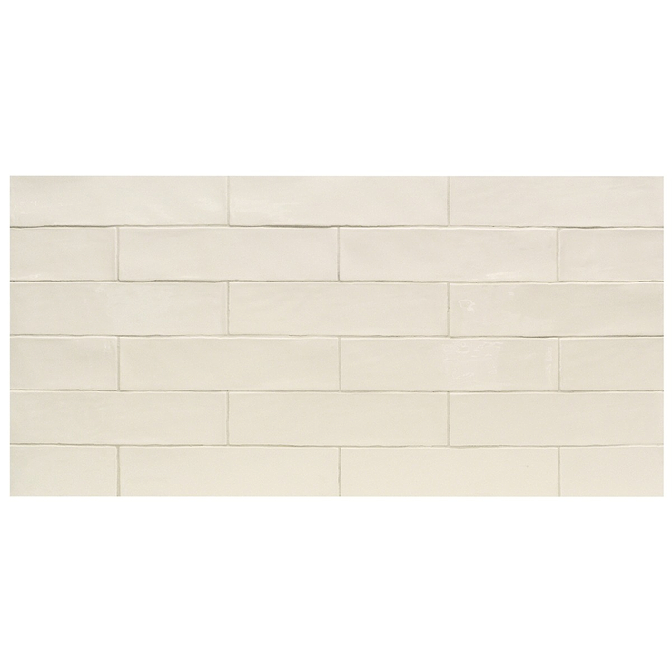 Lancaster Vanilla Cream Ivory 3x12 Polished Ceramic Subway Tile
