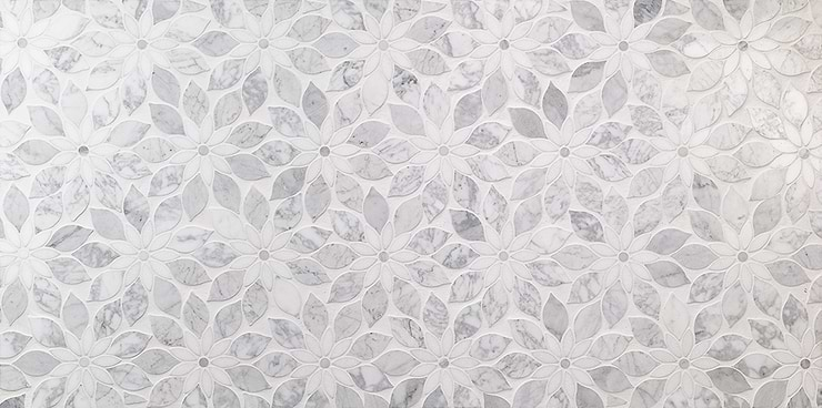 Wildflower Winds Breath Marble Tile 