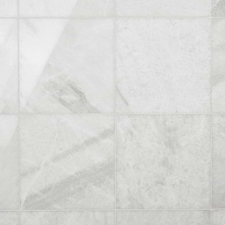 Biarritz White 12x12 Polished Marble Tile