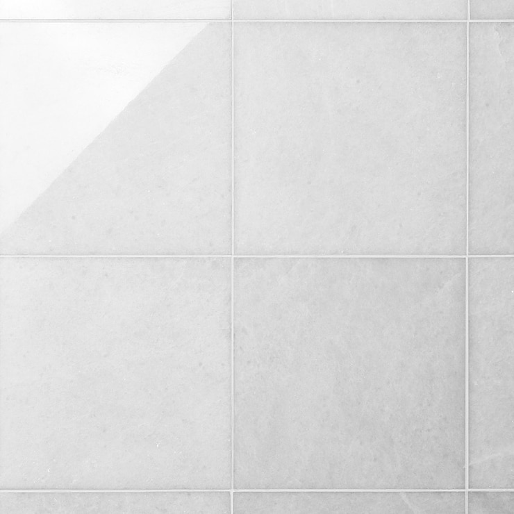 Snow White 12x12 Polished Marble Tile