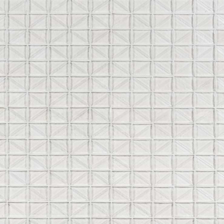 47 Sheet Scrap Lot: Ohana Prelude Infinity 1x2" Polished Glass Mosaic Tile