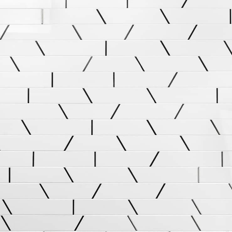 Matrix Trapezoid Porclain and Steel Tile