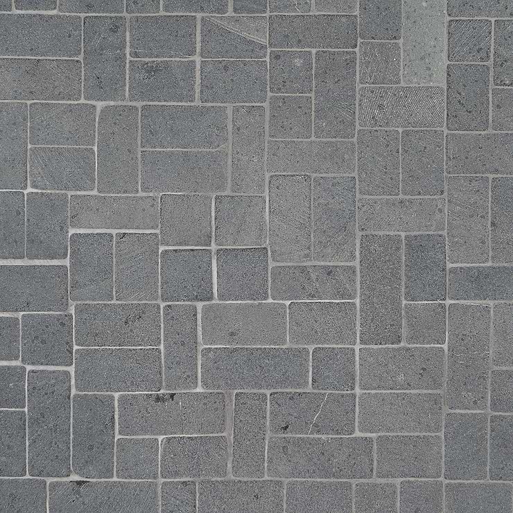Nature Lava Black Antique Pebble Mosaic
